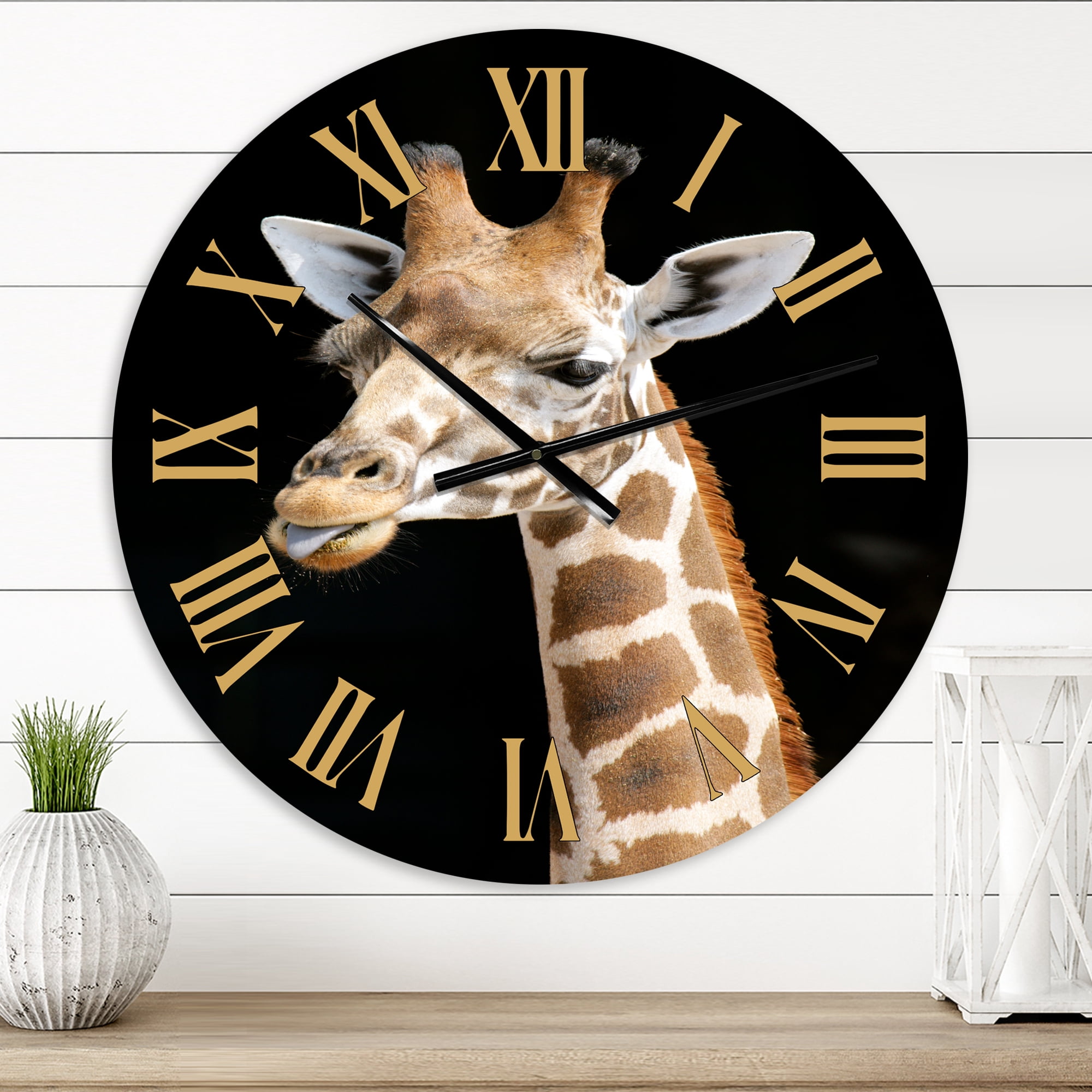 Designart 1 in Farmhouse Wall Clock