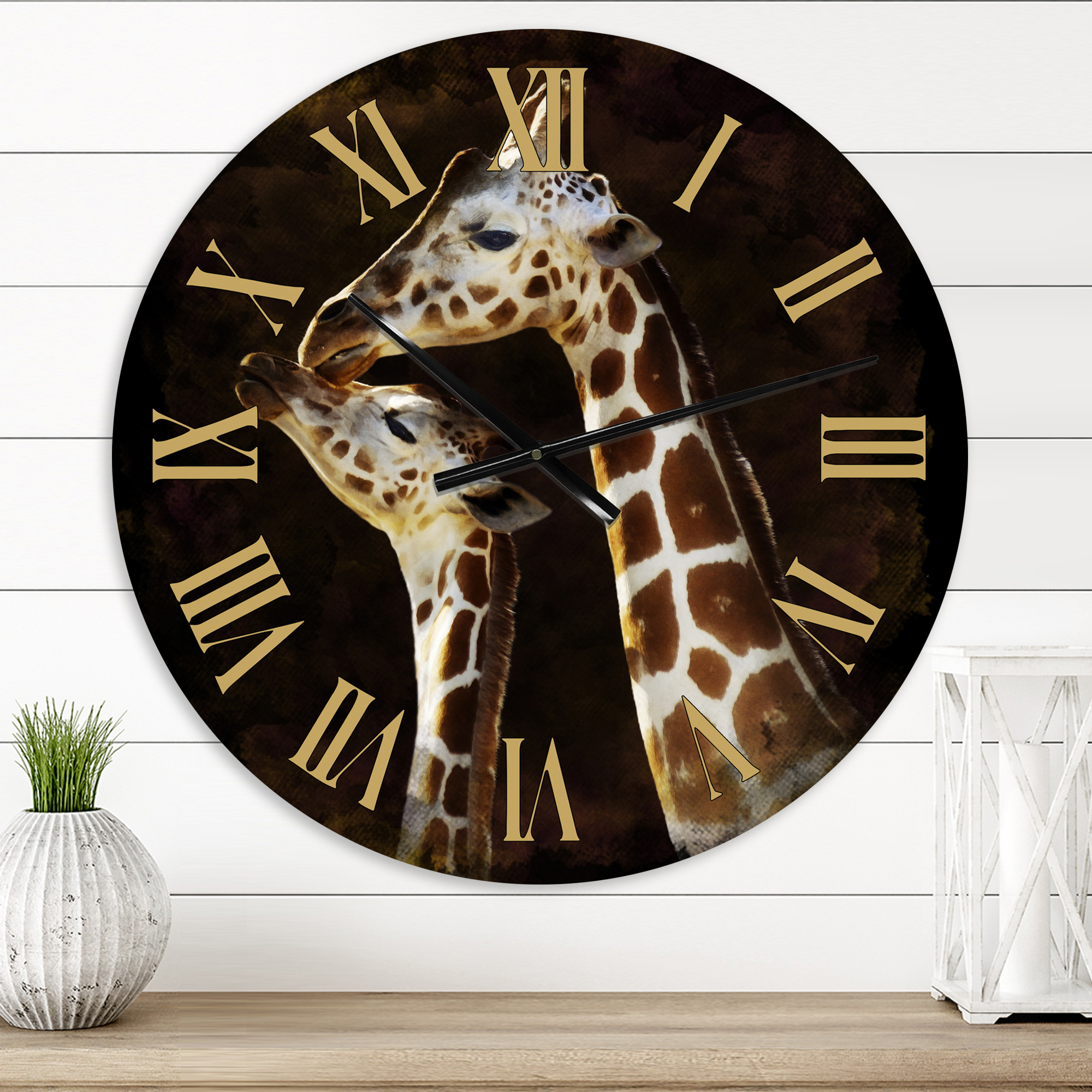 Designart 1 in Farmhouse Wall Clock