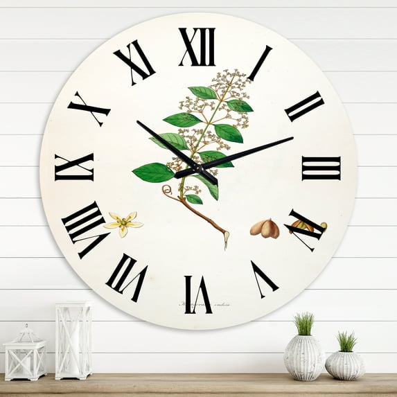 Designart 1 in Farmhouse Wall Clock