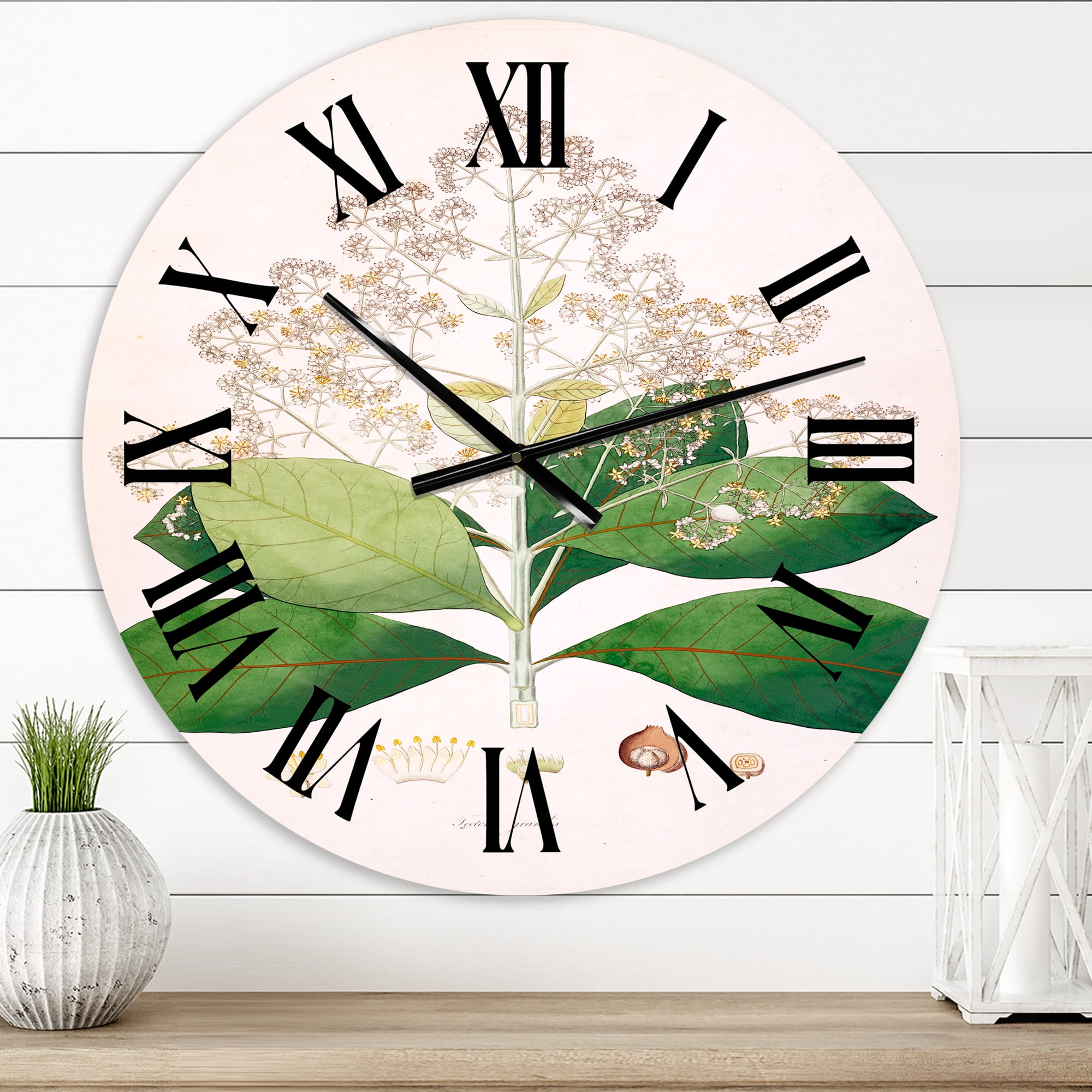 Designart 1 in Farmhouse Wall Clock