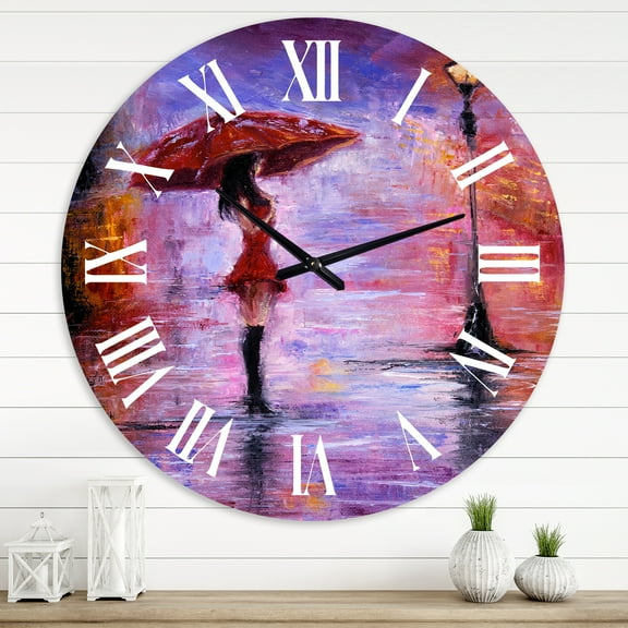 Designart 1 in French,Country Wall Clock