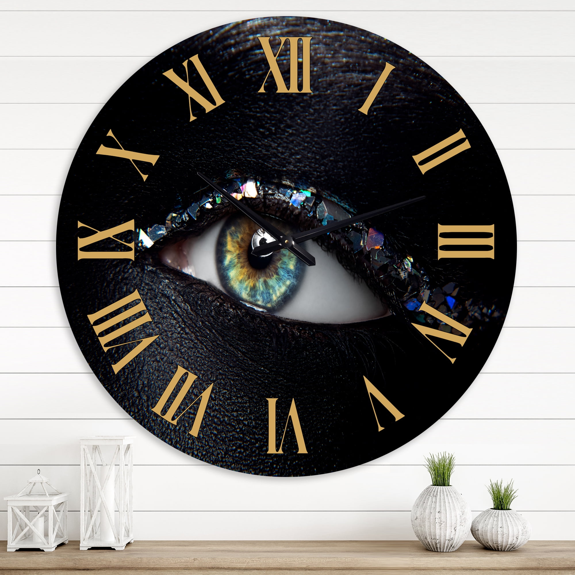 Designart 1 in Modern,Contemporary Wall Clock