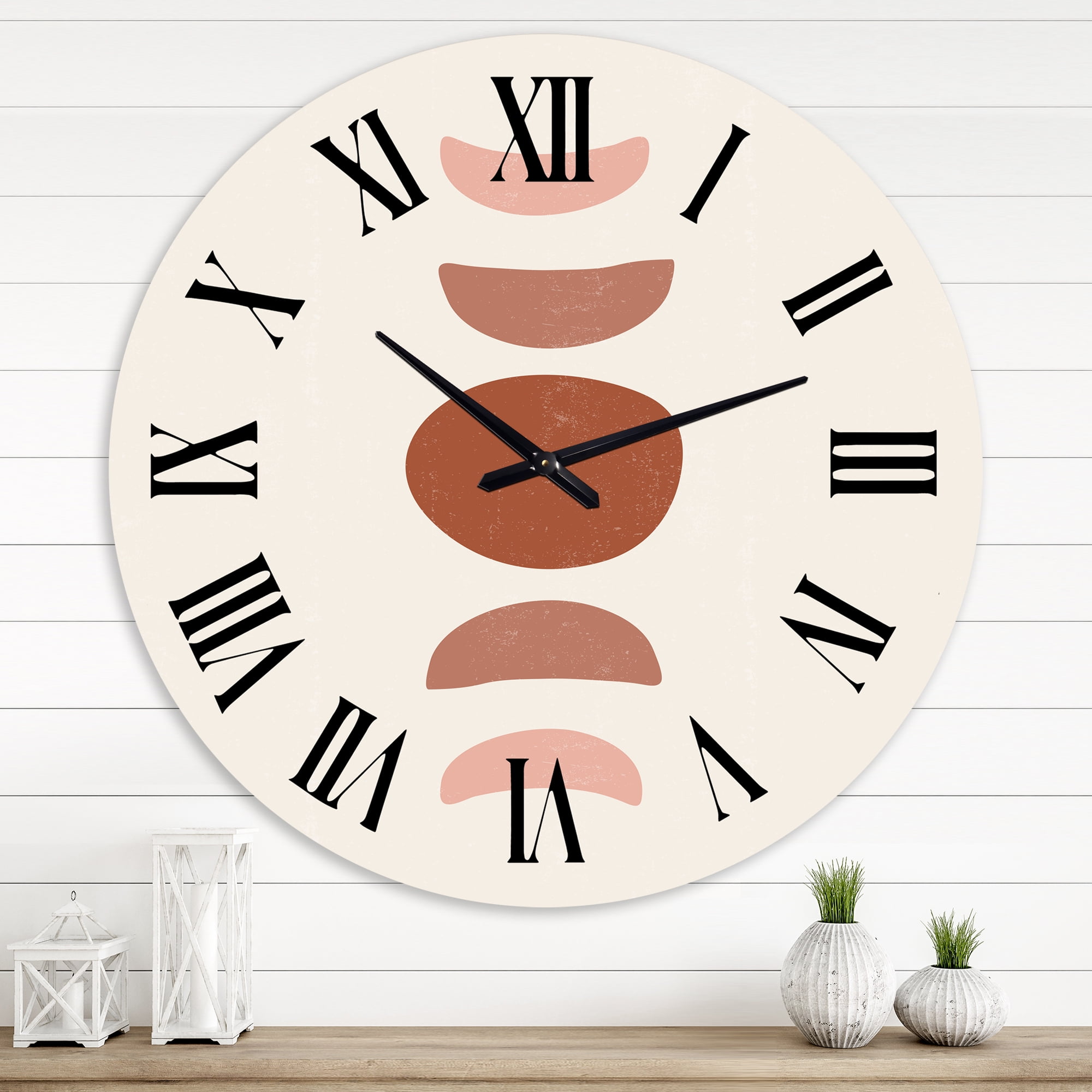 Designart 1 in Modern,Contemporary Wall Clock