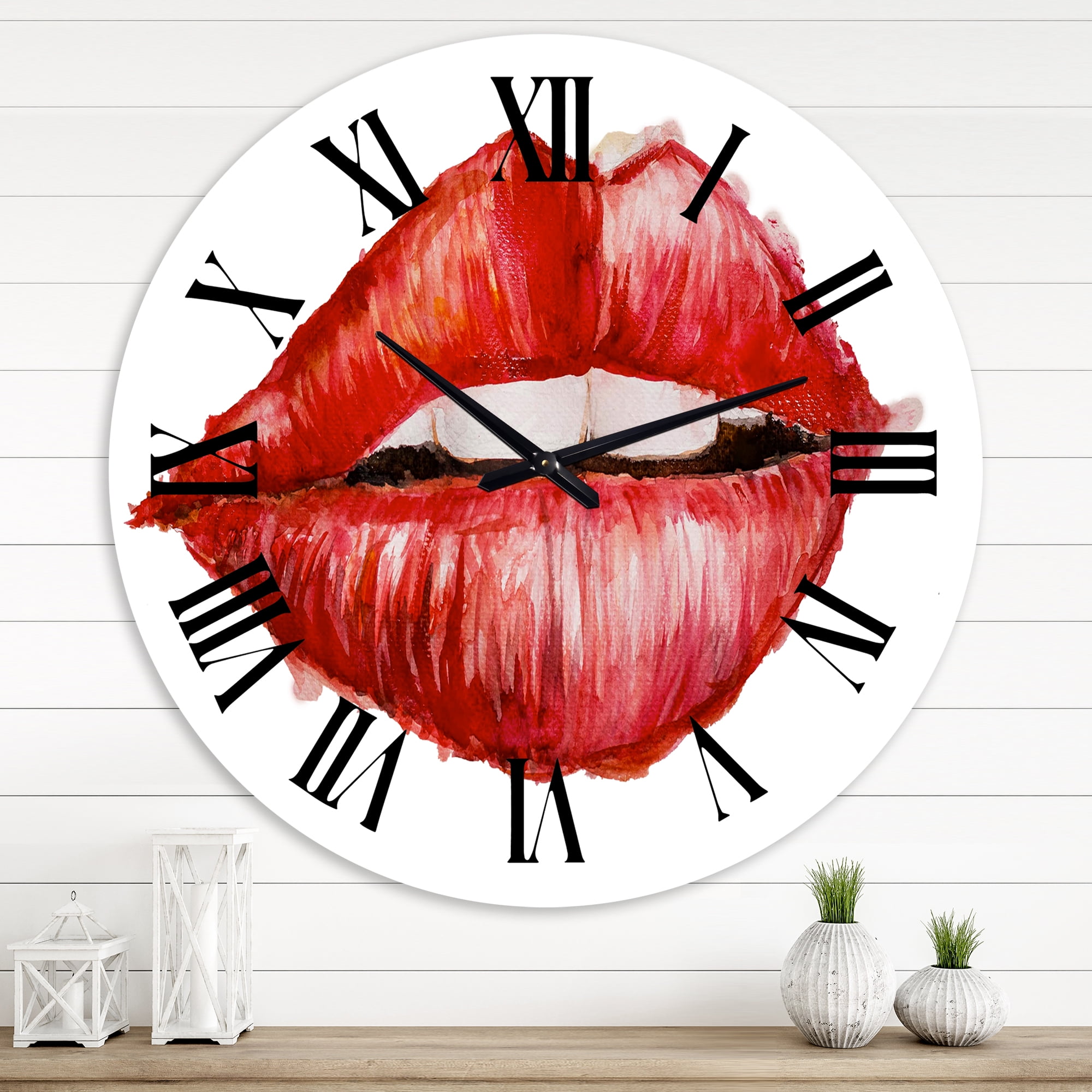 Designart 1 in Modern,Contemporary Wall Clock