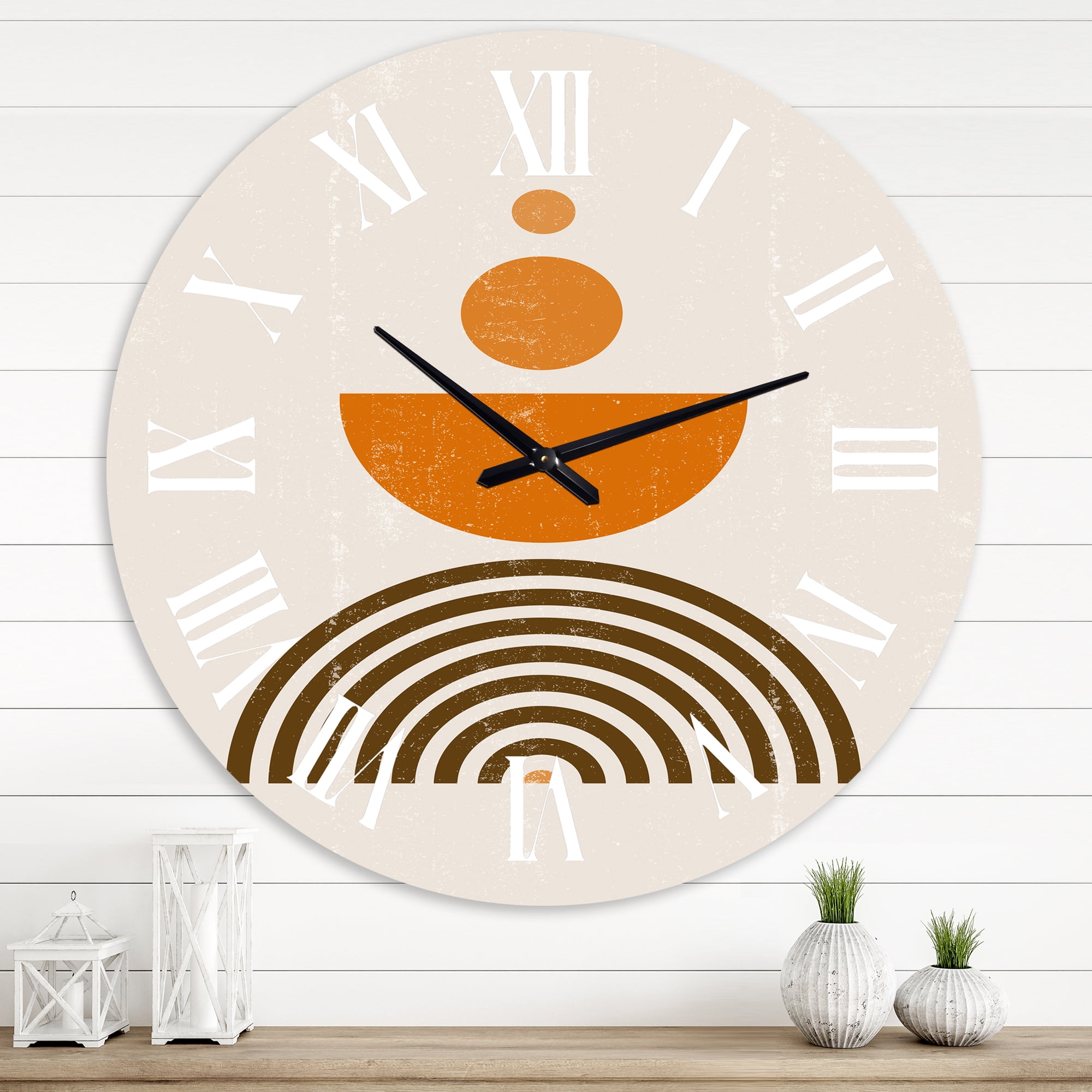 Designart 1 in Modern,Contemporary Wall Clock