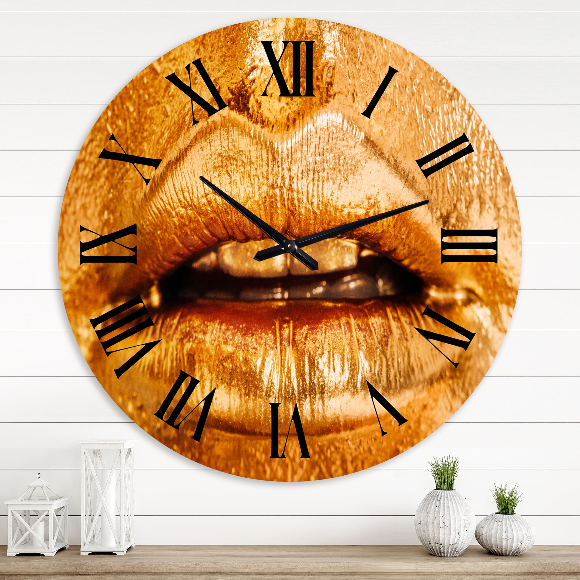 Designart 1 in Modern,Contemporary Wall Clock