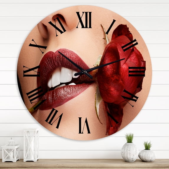 Designart 1 in Modern,Contemporary Wall Clock