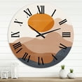 thumbnail image 1 of Designart 1 in Modern,Contemporary Wall Clock, 1 of 5