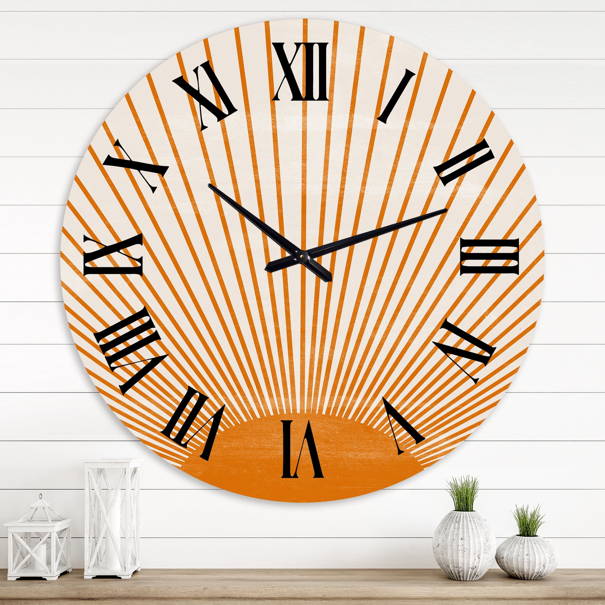Designart 1 in Modern,Contemporary Wall Clock