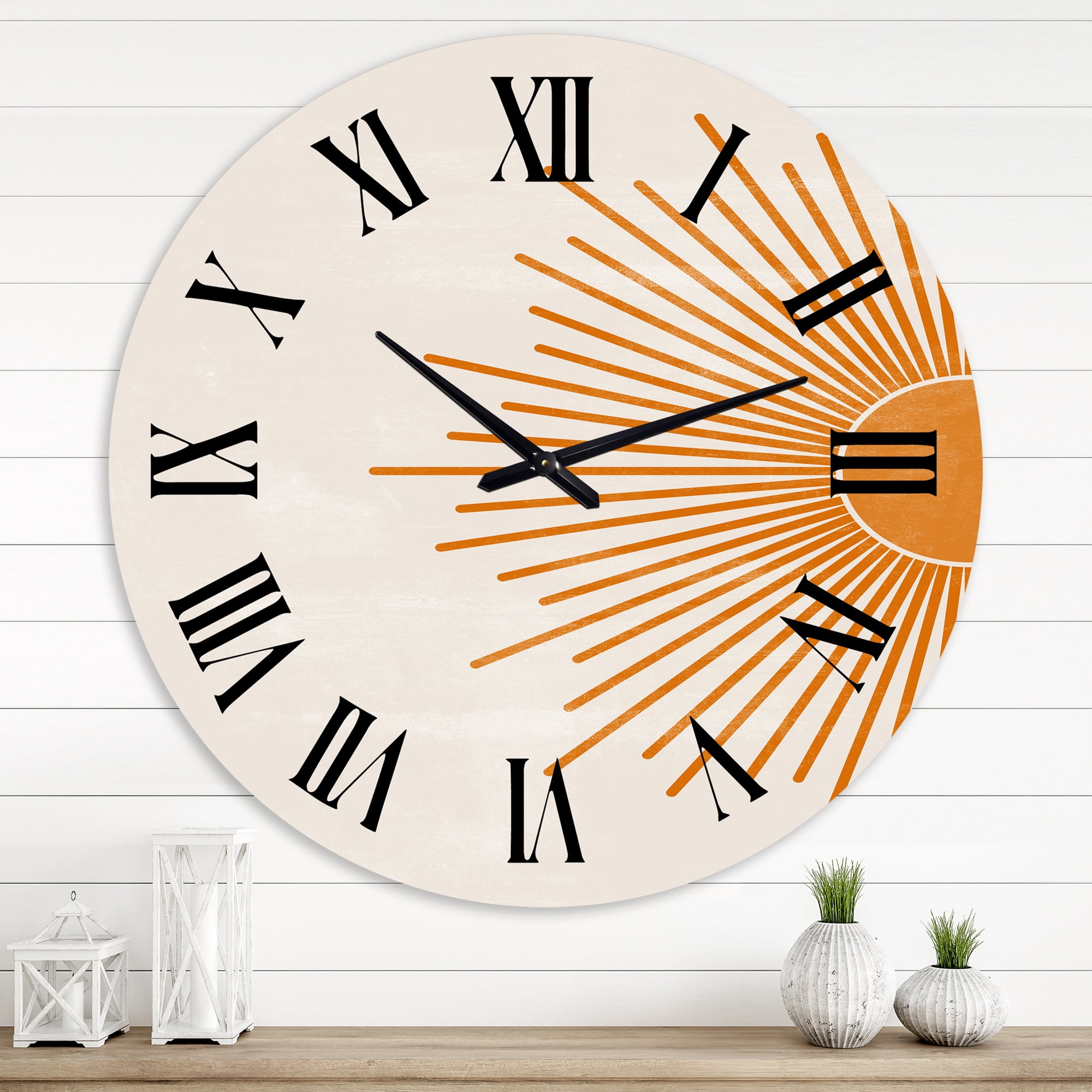 Designart 1 in Modern,Contemporary Wall Clock