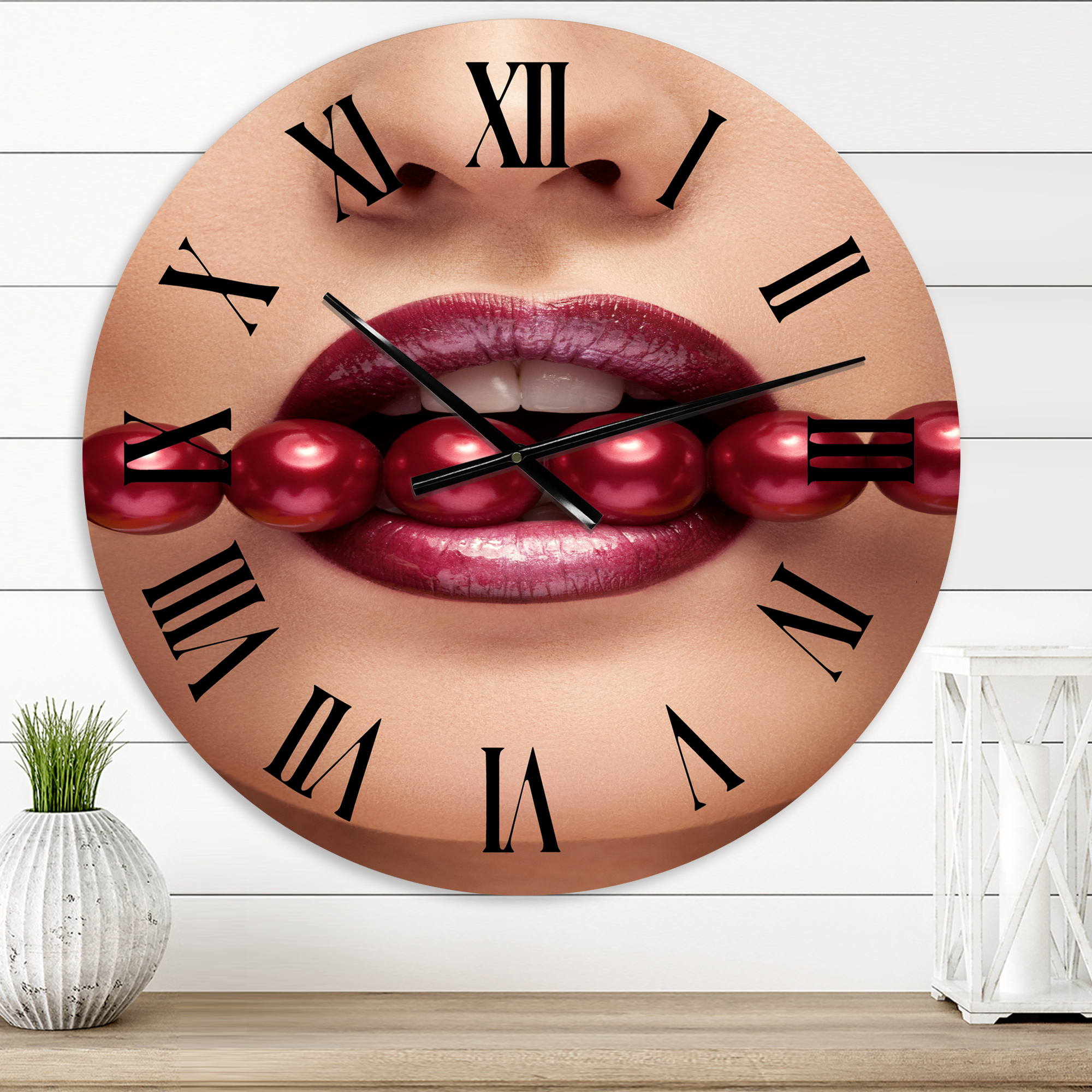 Designart 1 in Modern,Contemporary Wall Clock