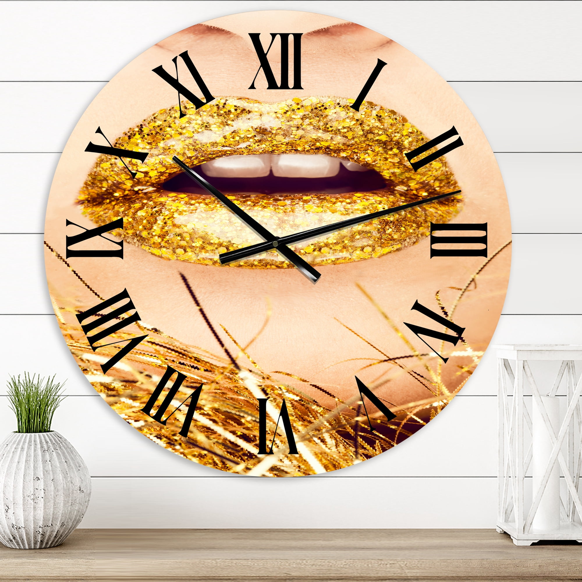 Designart 1 in Modern,Contemporary Wall Clock