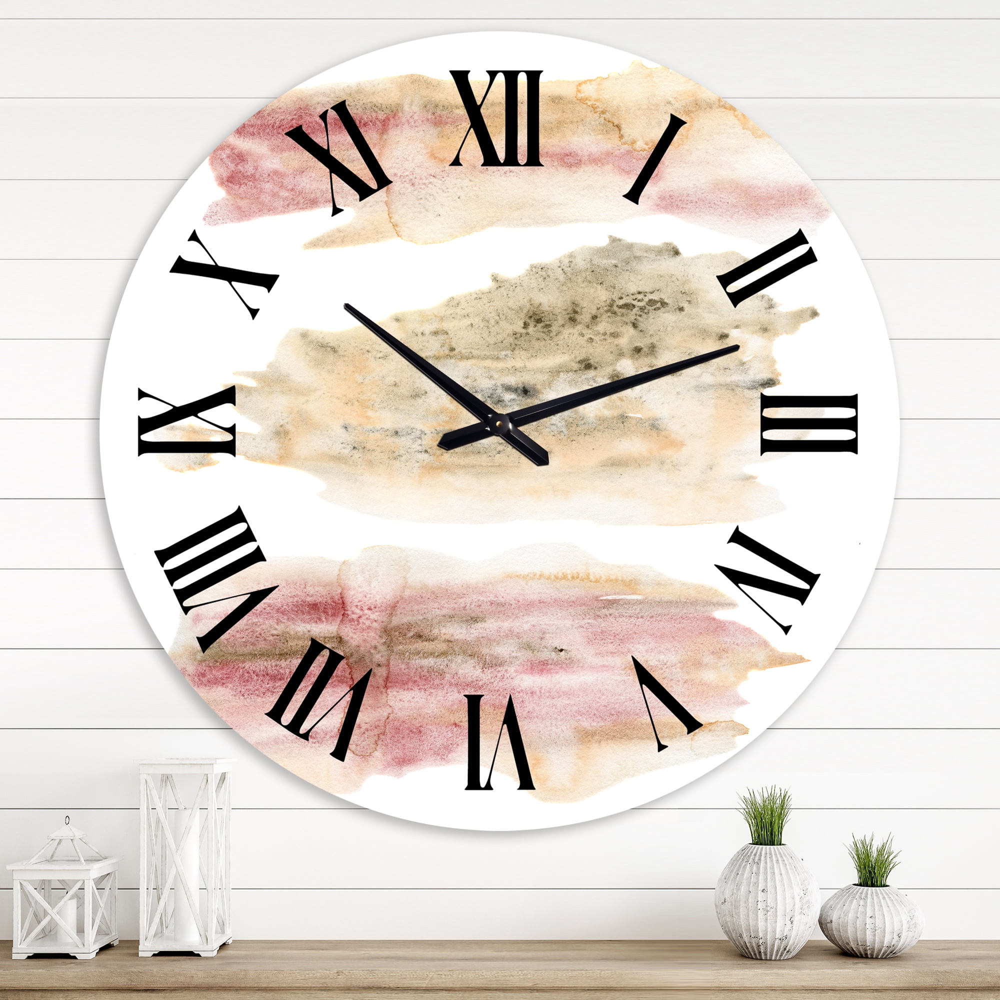 Designart 1 in Modern,Contemporary Wall Clock