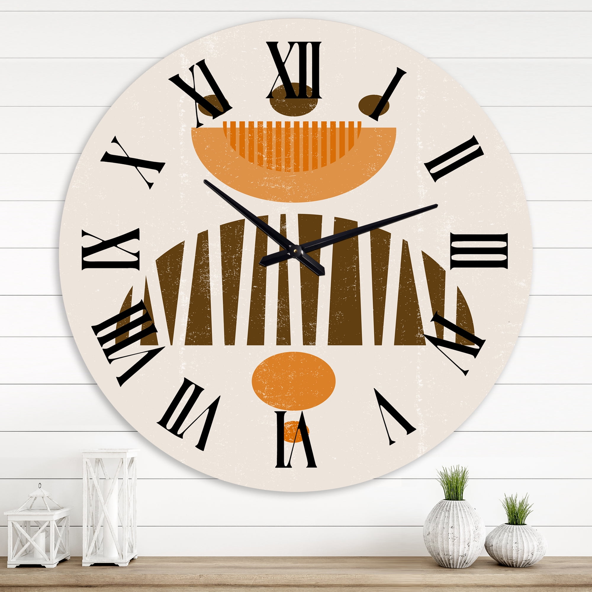 Designart 1 in Modern,Contemporary Wall Clock