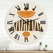 Designart 1 in Modern,Contemporary Wall Clock