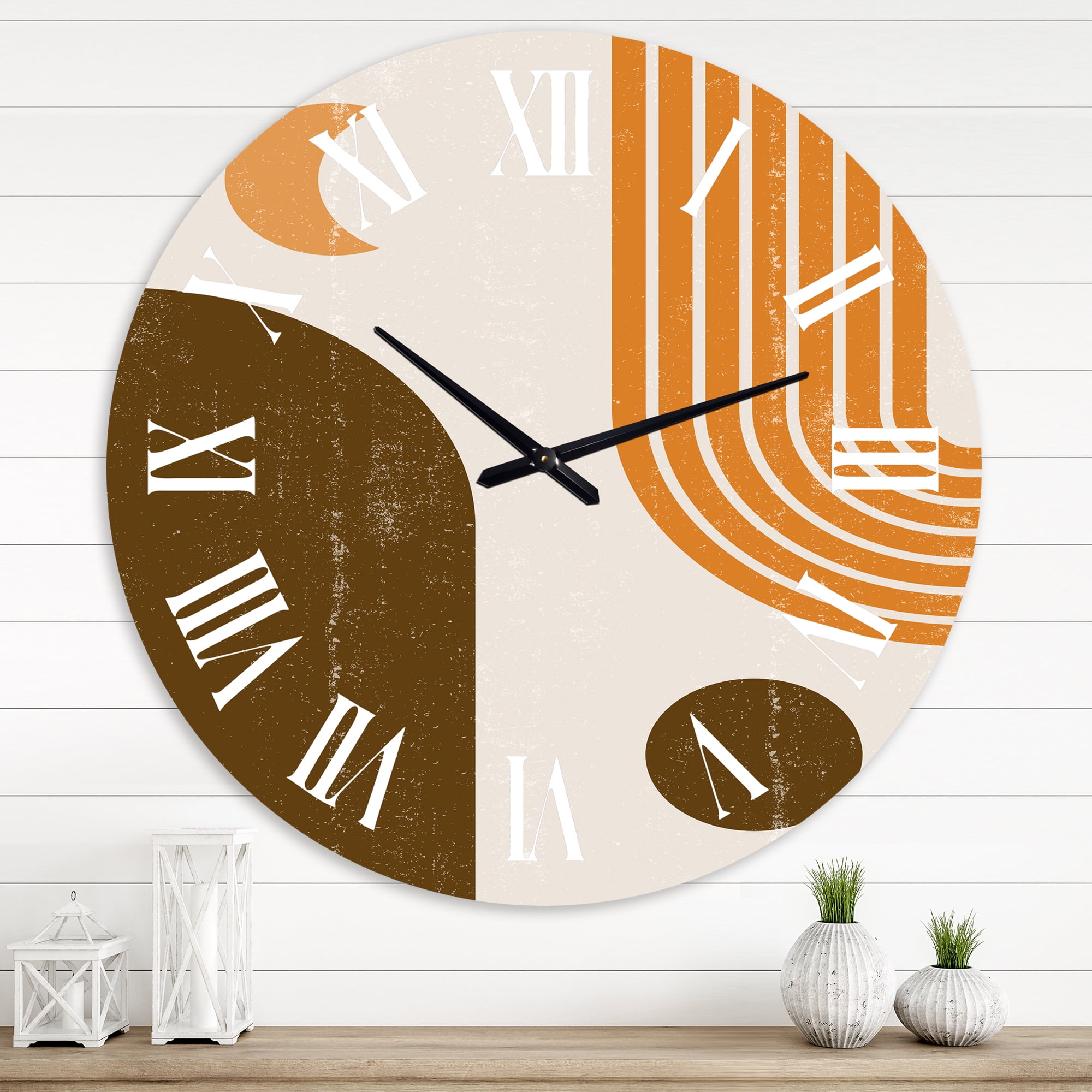 Designart 1 in Modern,Contemporary Wall Clock