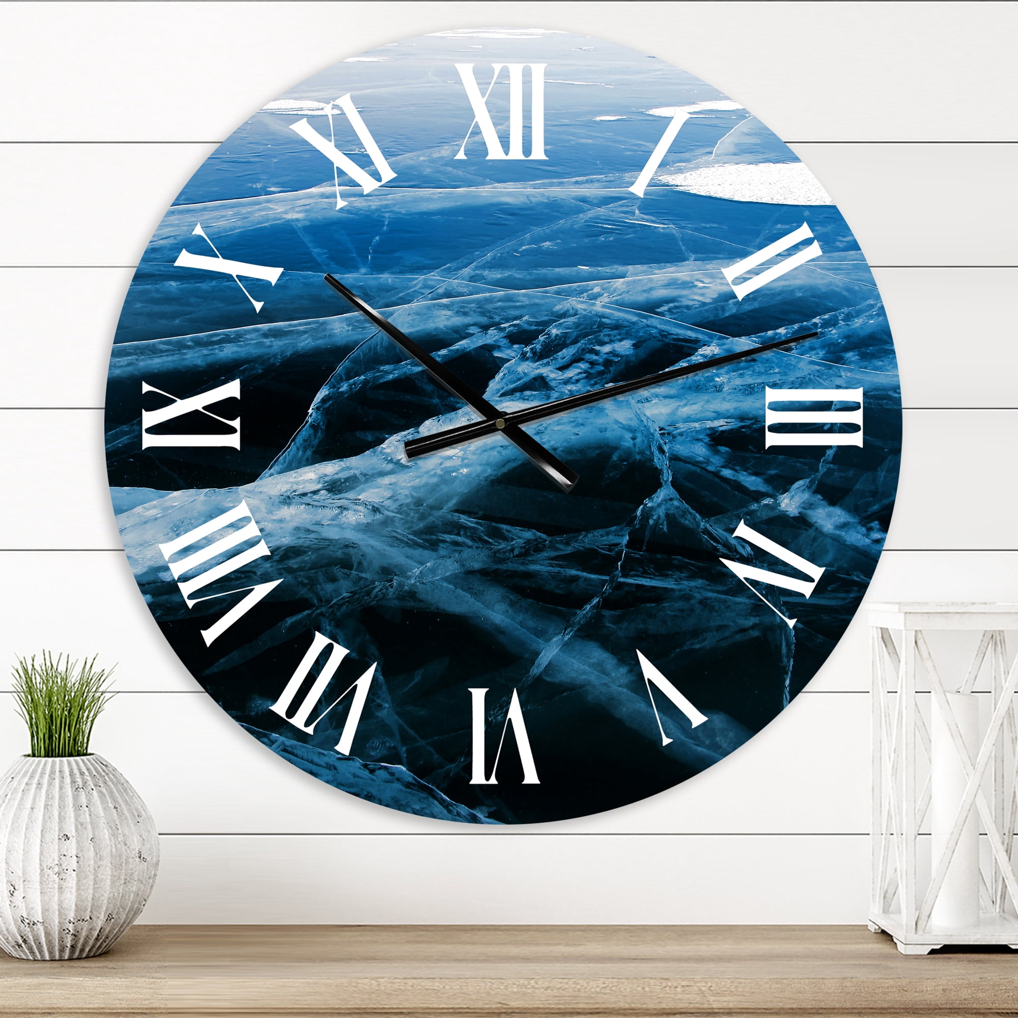 Designart 1 in Modern,Contemporary Wall Clock