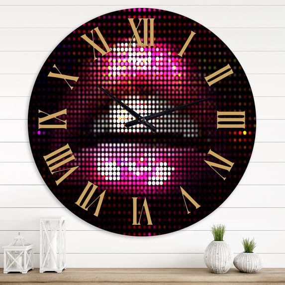Designart 1 in Modern,Contemporary Wall Clock
