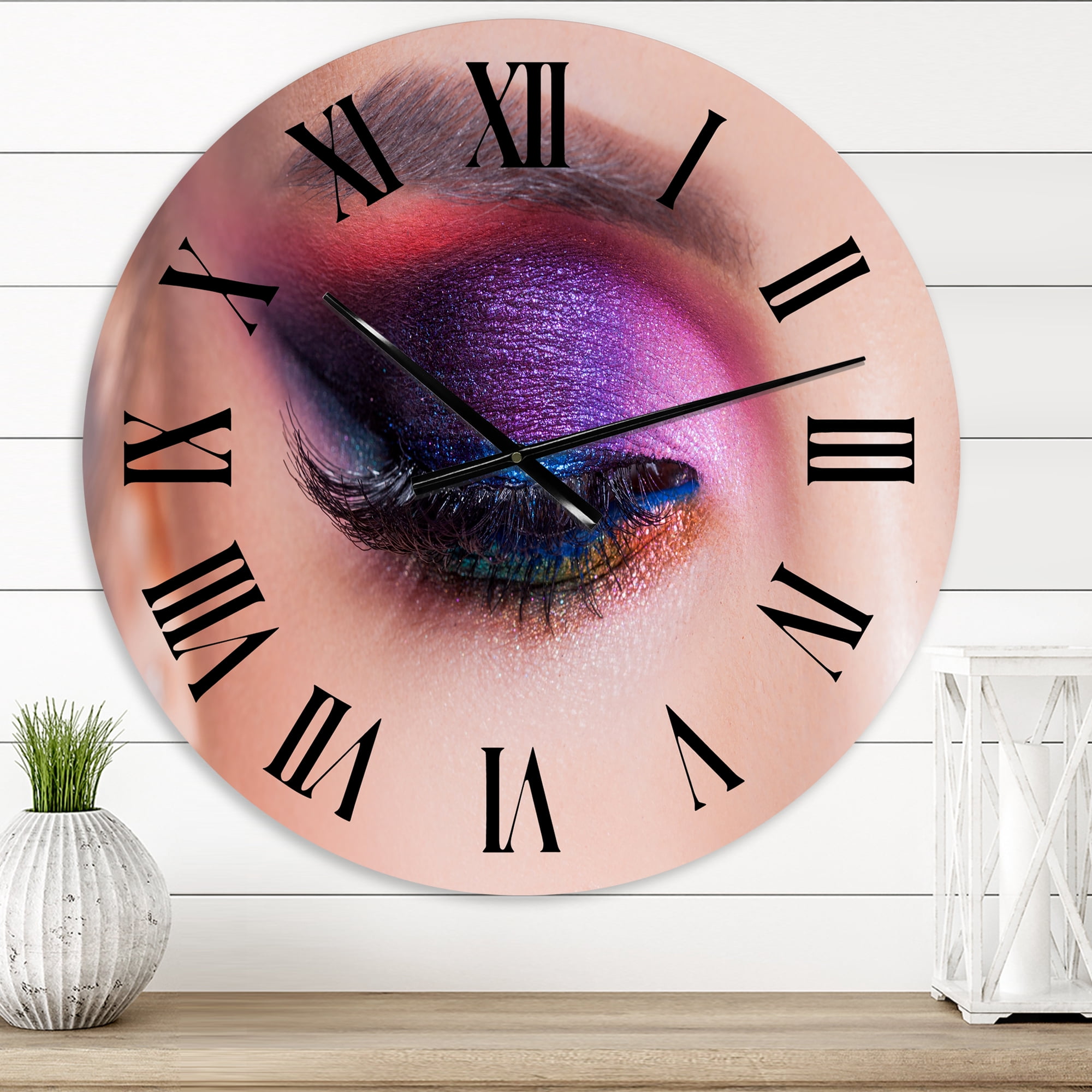 Designart 1 in Modern,Contemporary Wall Clock