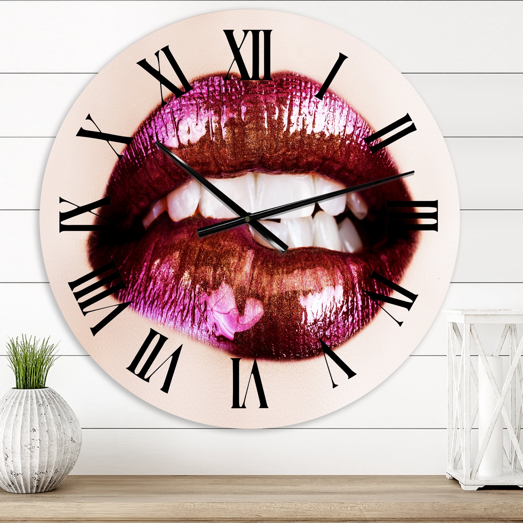 Designart 1 in Modern,Contemporary Wall Clock