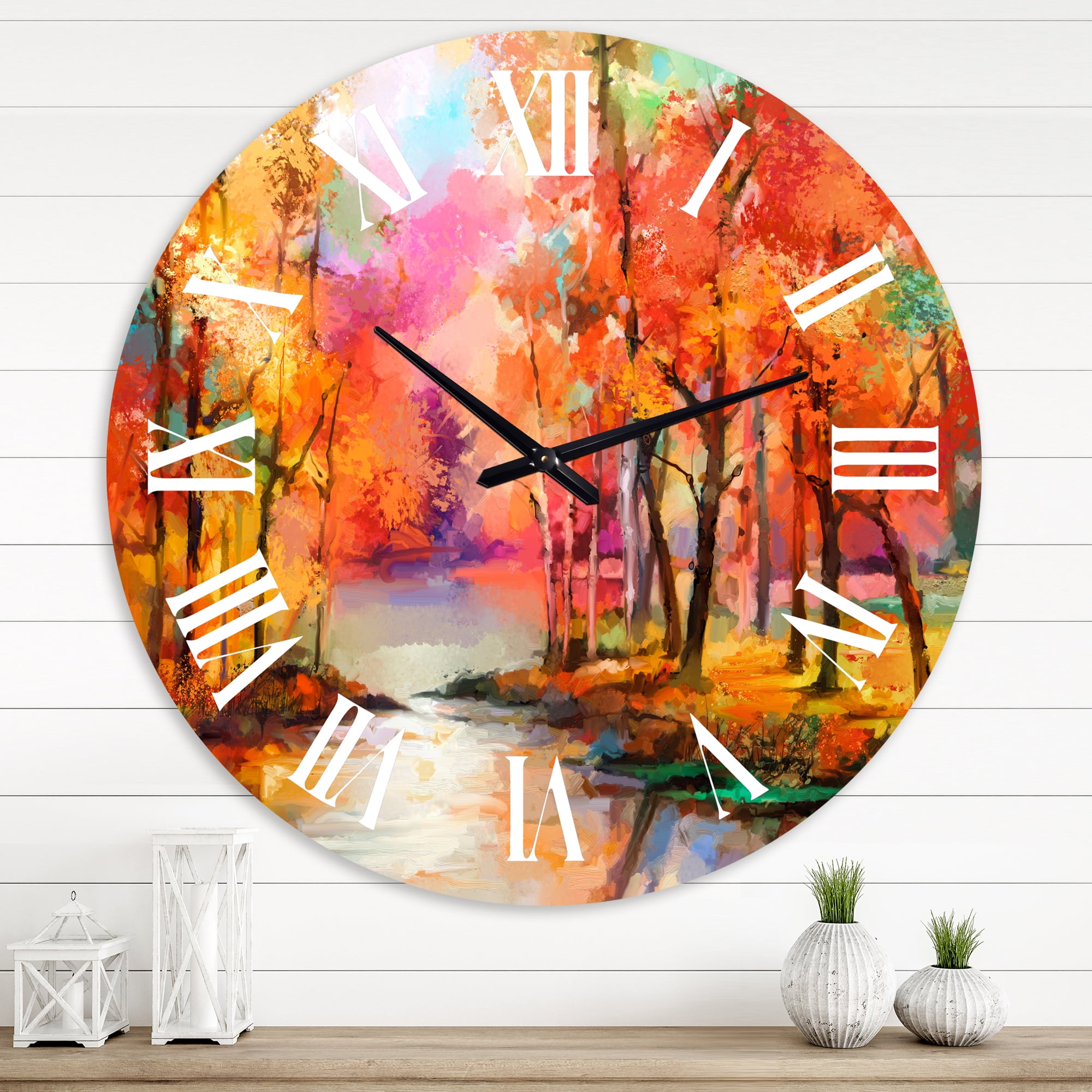 Designart 1 in Modern,Contemporary Wall Clock