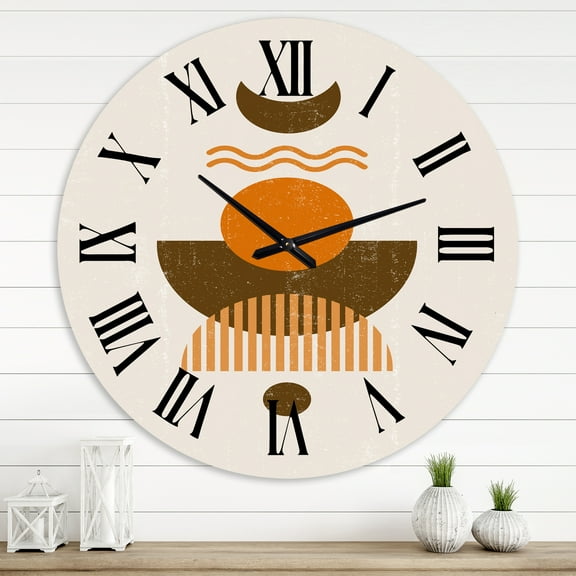 Designart 1 in Modern,Contemporary Wall Clock
