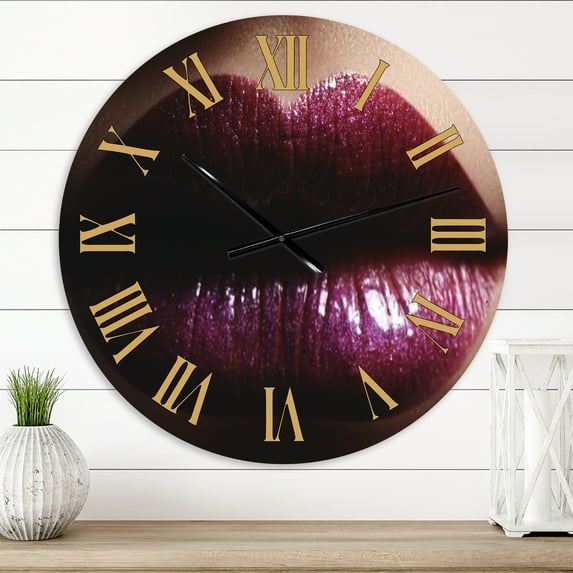Designart 1 in Modern,Contemporary Wall Clock