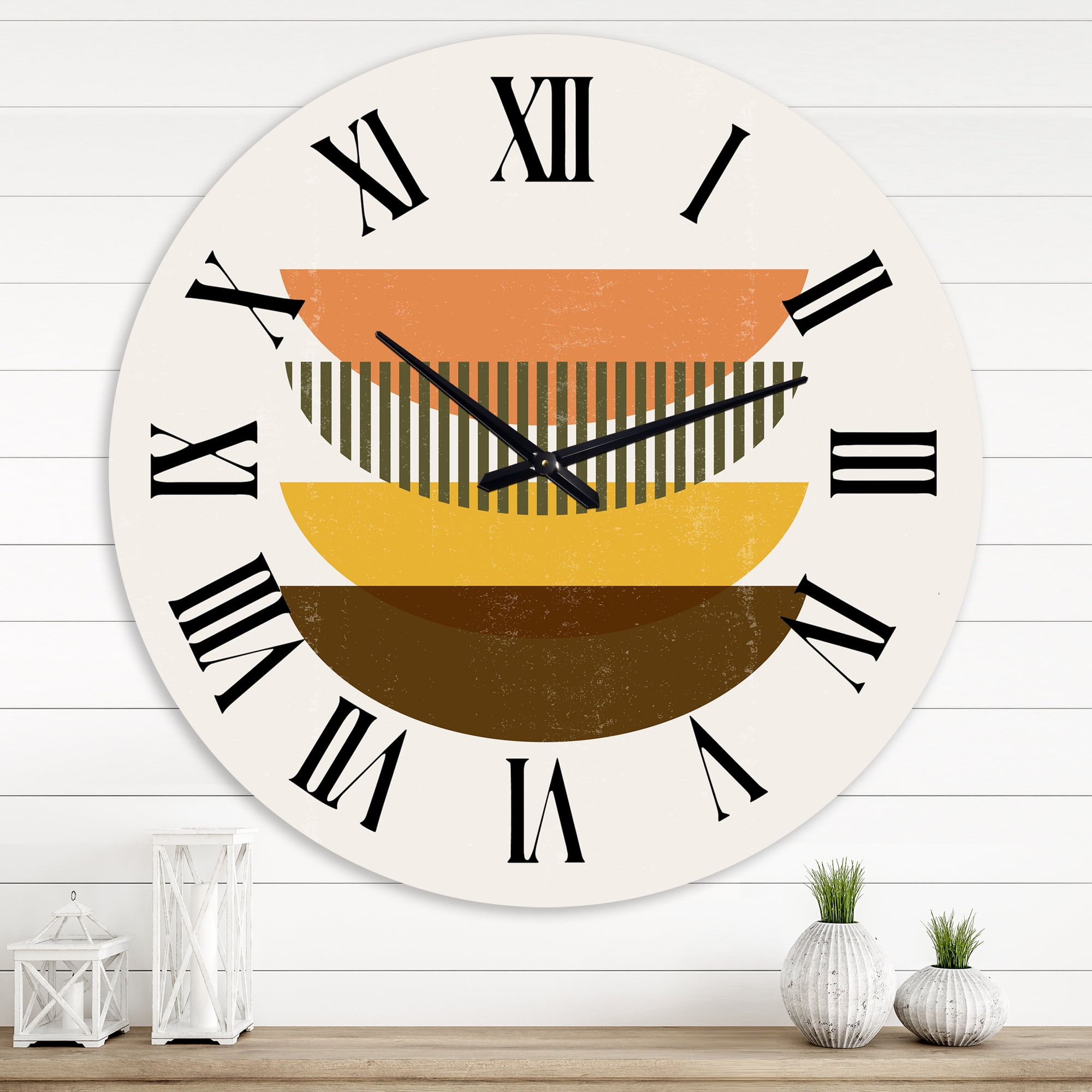 Designart 1 in Modern,Contemporary Wall Clock