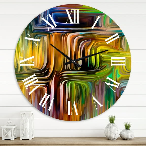 Designart 1 in Modern,Contemporary Wall Clock