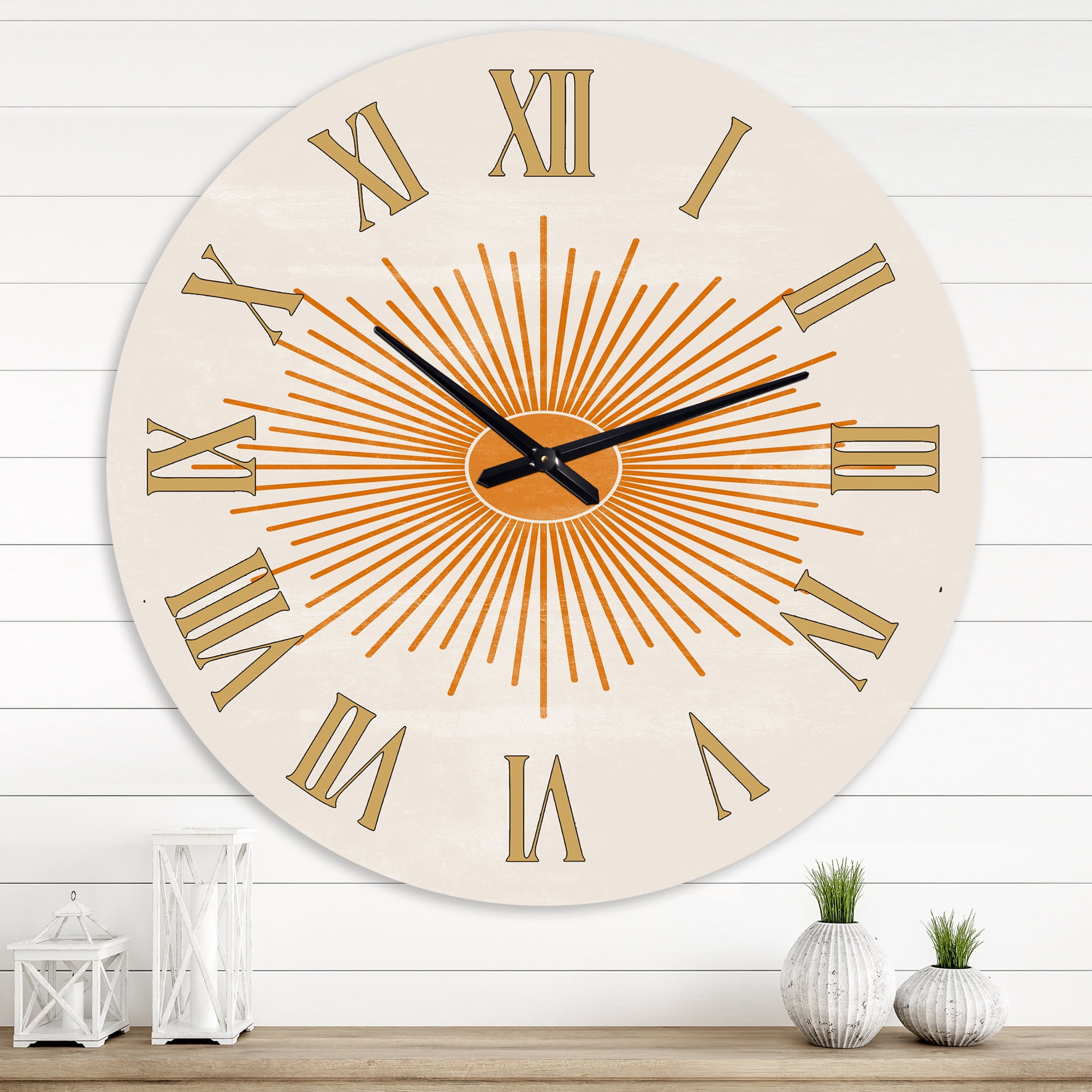 Designart 1 in Modern,Contemporary Wall Clock