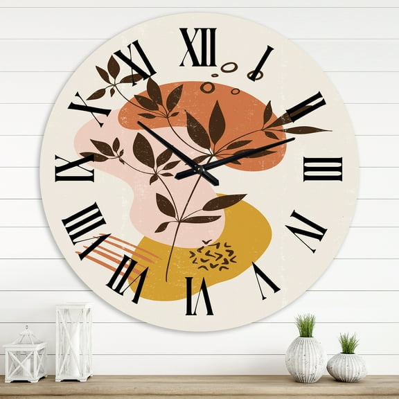 Designart 1 in Modern,Contemporary Wall Clock