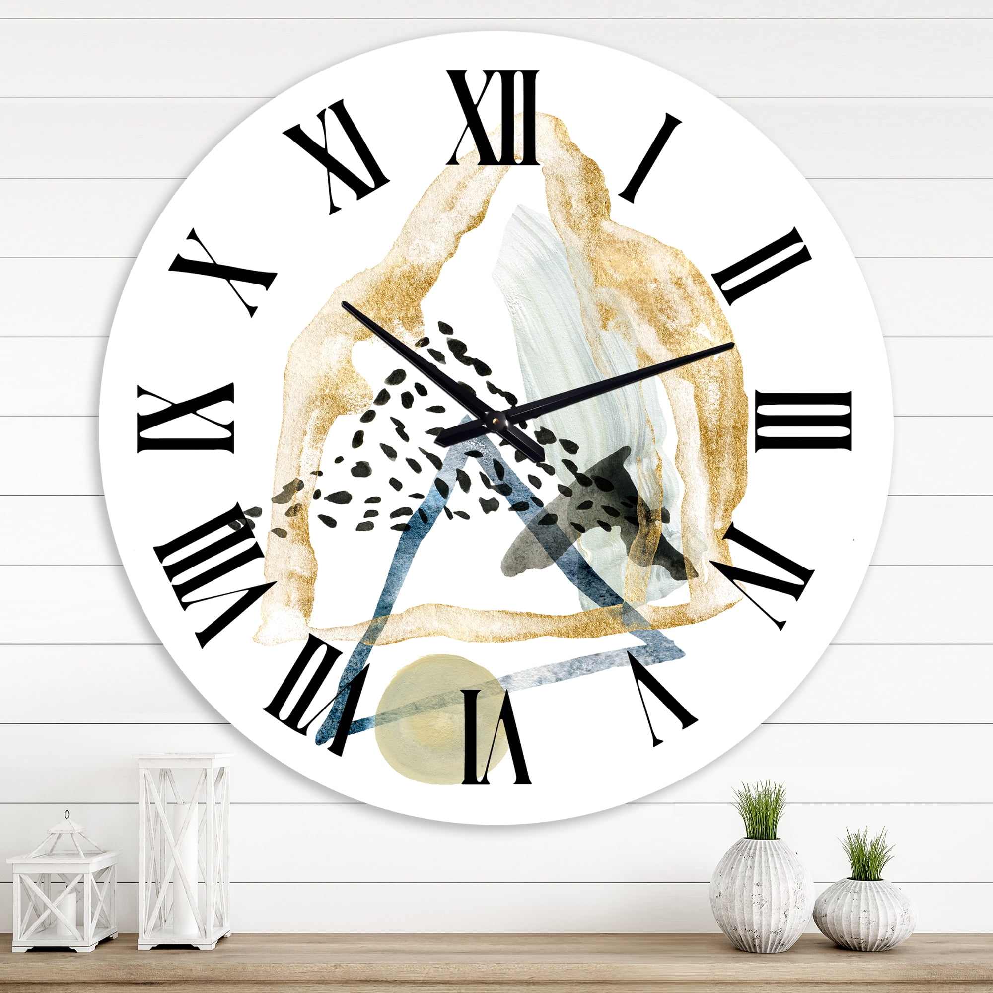 Designart 1 in Modern,Contemporary Wall Clock