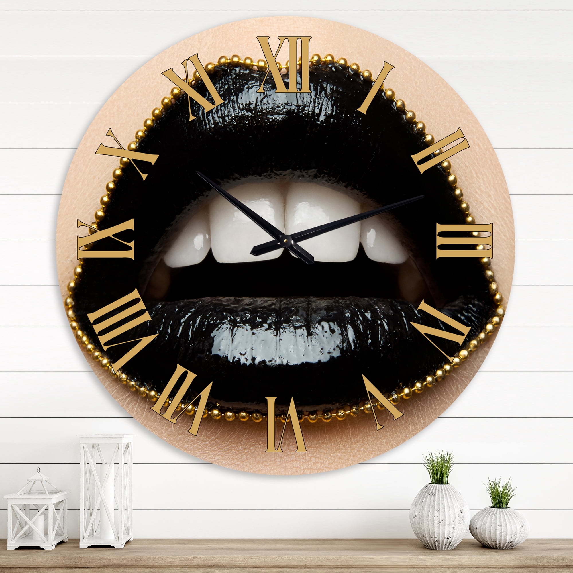 Designart 1 in Modern,Contemporary Wall Clock