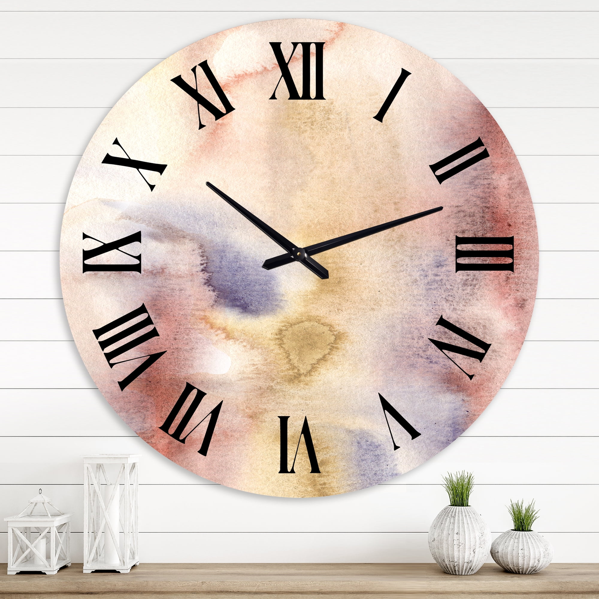 Designart 1 in Modern,Contemporary Wall Clock