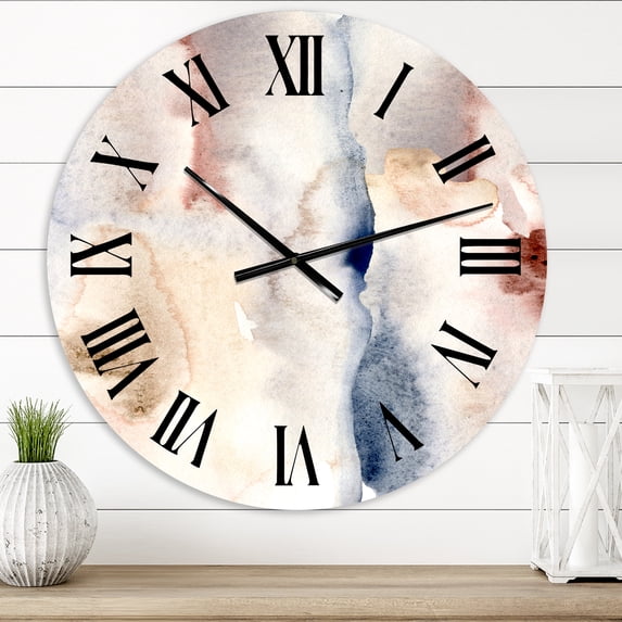 Designart 1 in Modern,Contemporary Wall Clock