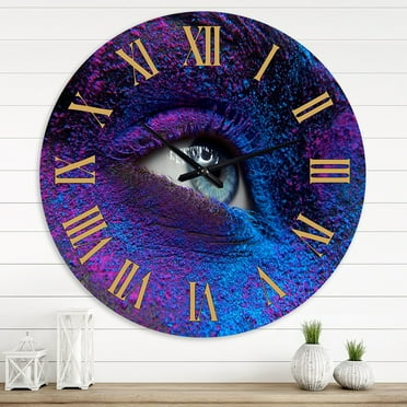 Designart 1 in Modern,Contemporary Wall Clock