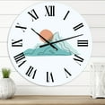 thumbnail image 1 of Designart 1 in Modern,Contemporary Wall Clock, 1 of 5