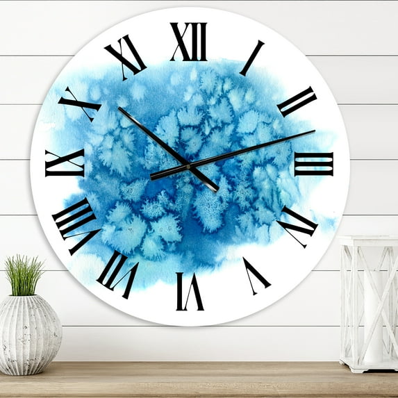 Designart 1 in Modern,Contemporary Wall Clock