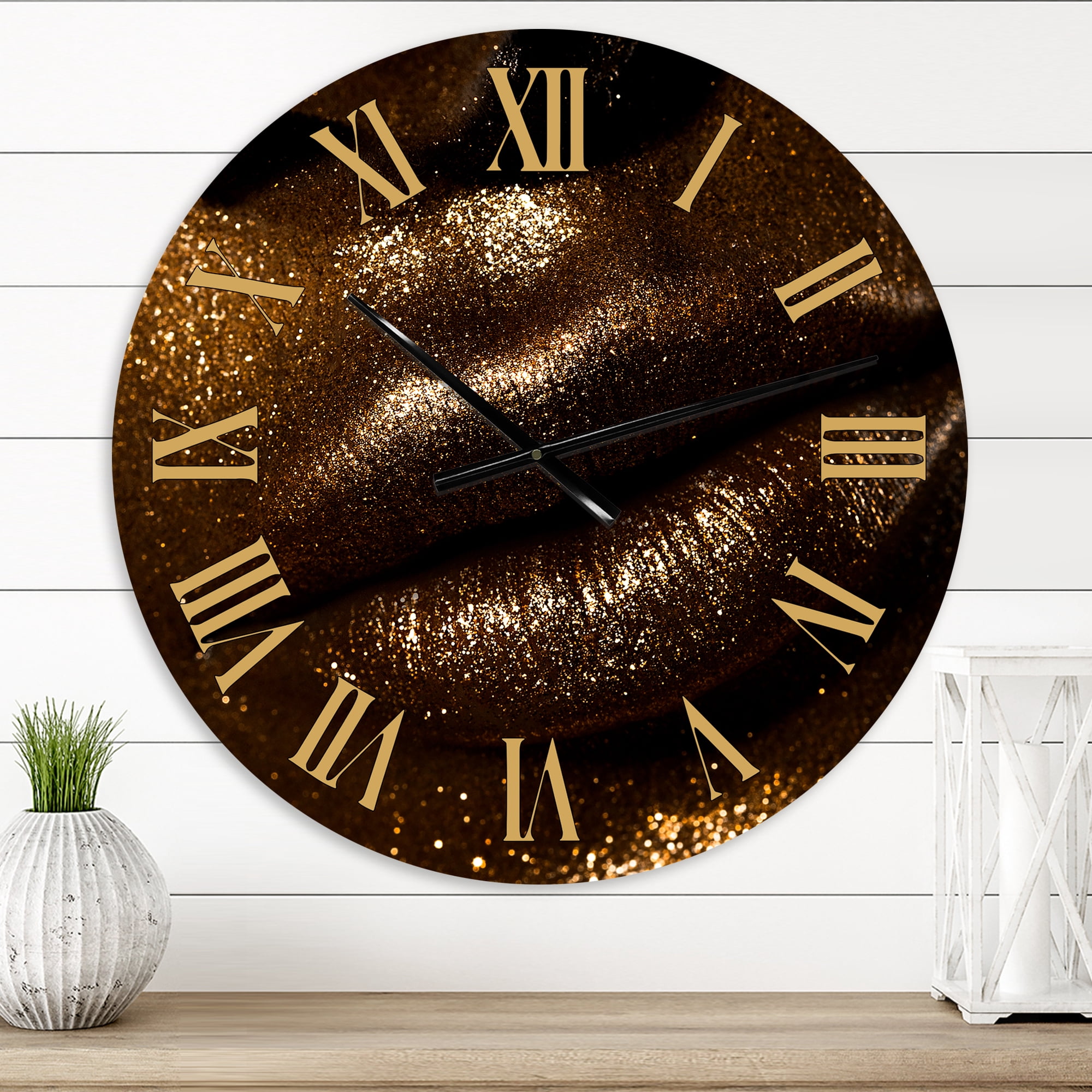 Designart 1 in Modern,Contemporary Wall Clock