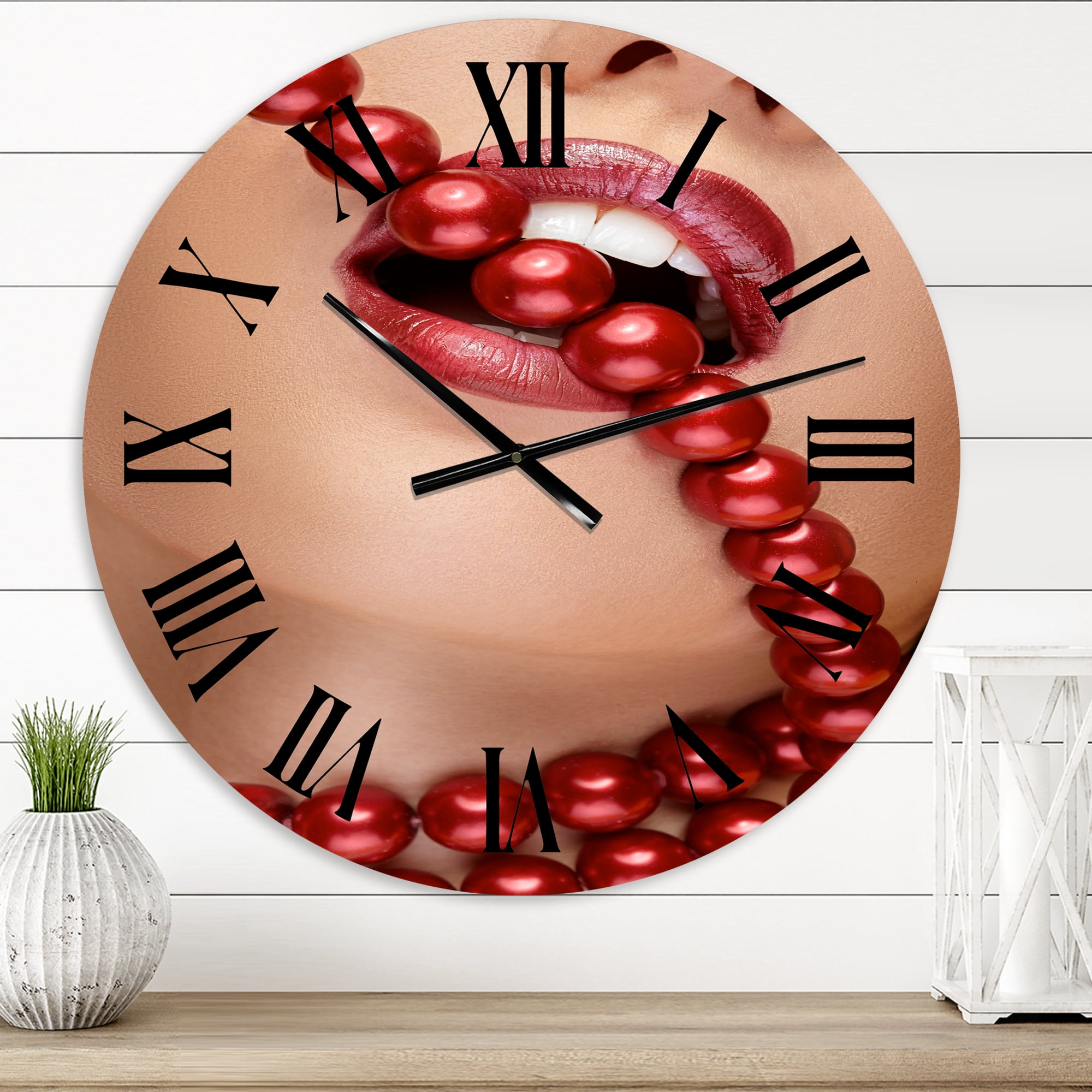 Designart 1 in Modern,Contemporary Wall Clock