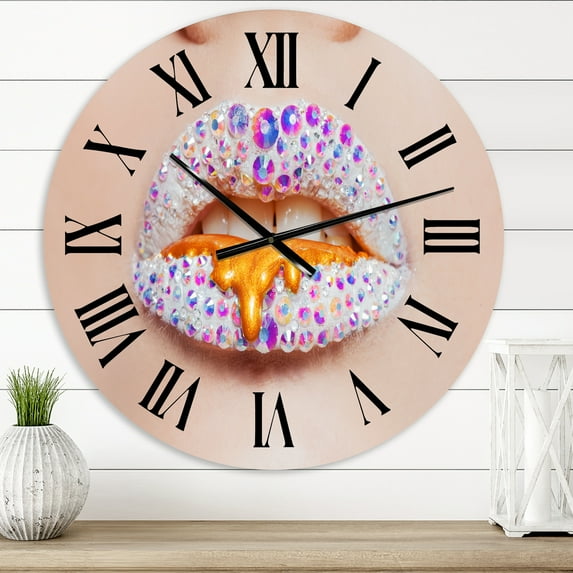 Designart 1 in Modern,Contemporary Wall Clock