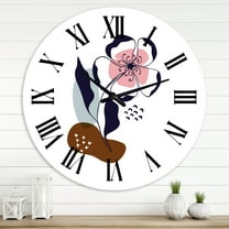 Designart 1 in Modern,Contemporary Wall Clock