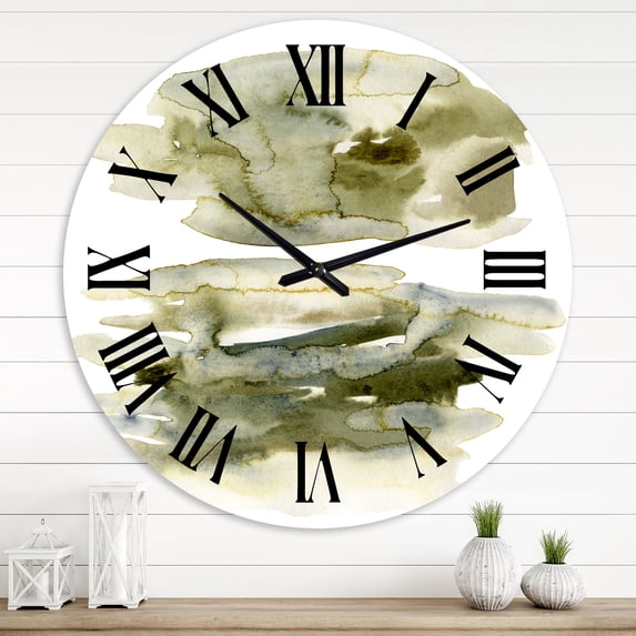 Designart 1 in Modern,Contemporary Wall Clock