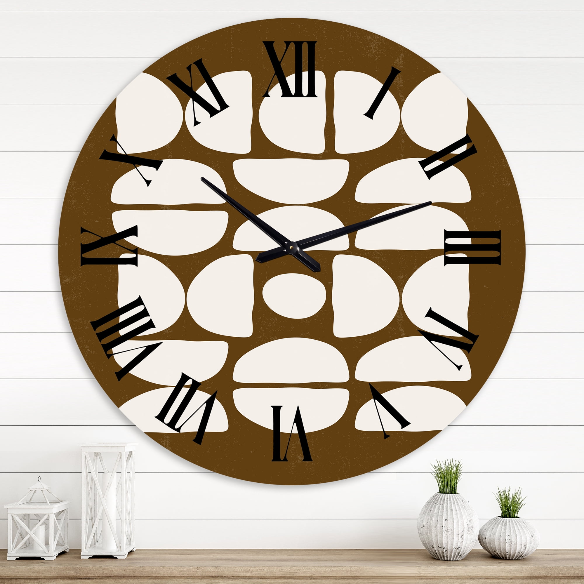 Designart 1 in Modern,Contemporary Wall Clock
