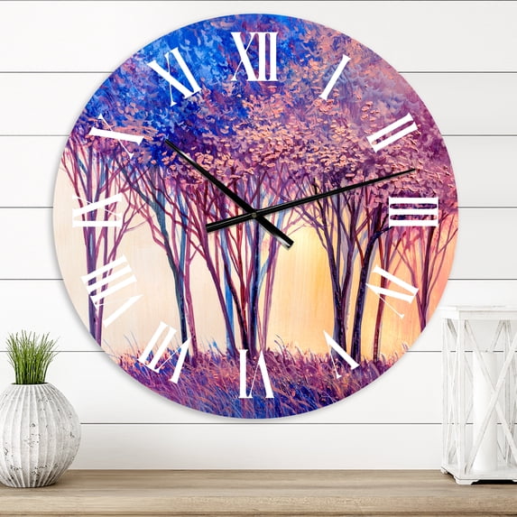 Designart 1 in Modern,Contemporary Wall Clock