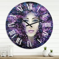 Designart 1 in Modern,Contemporary Wall Clock