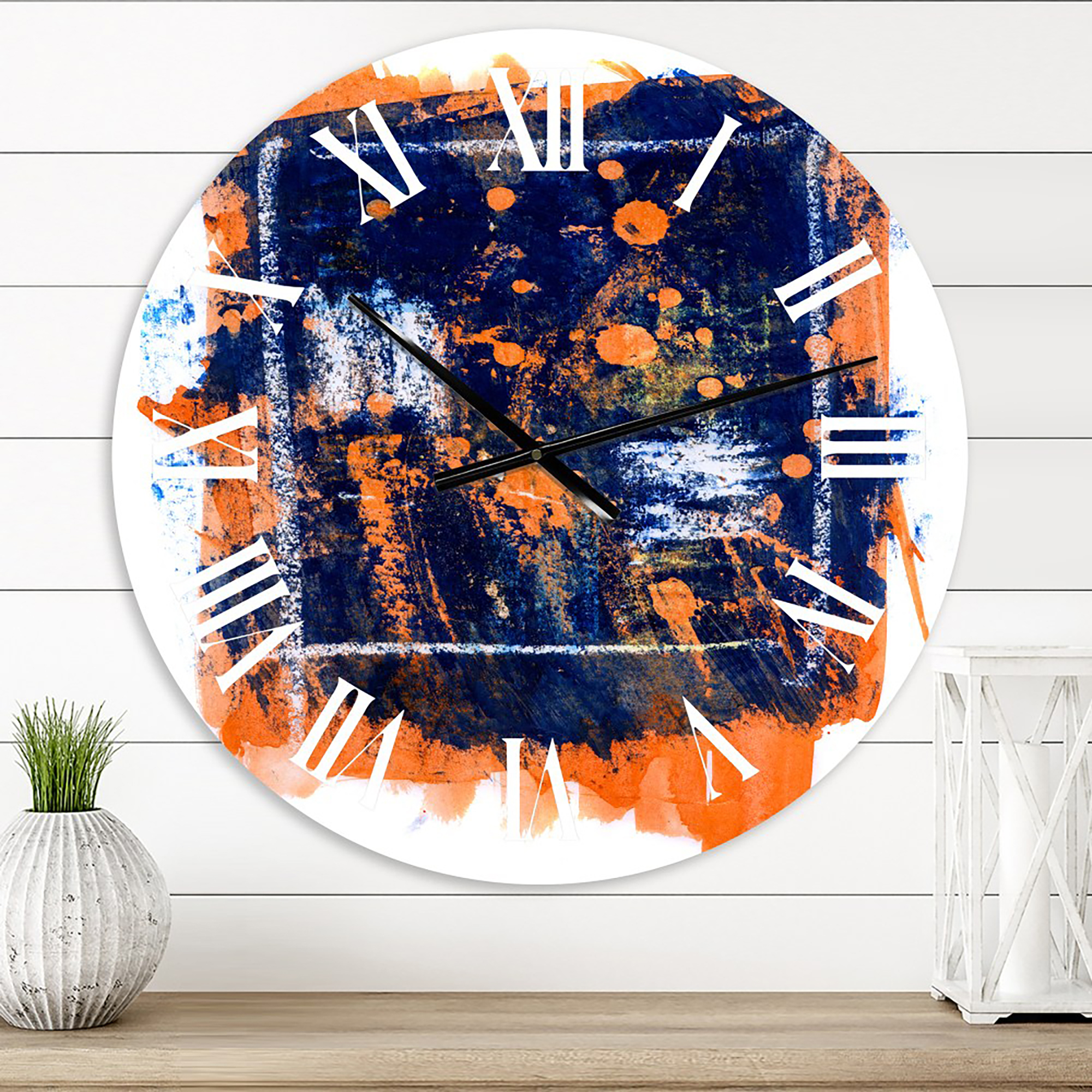 Designart 1 in Modern,Contemporary Wall Clock