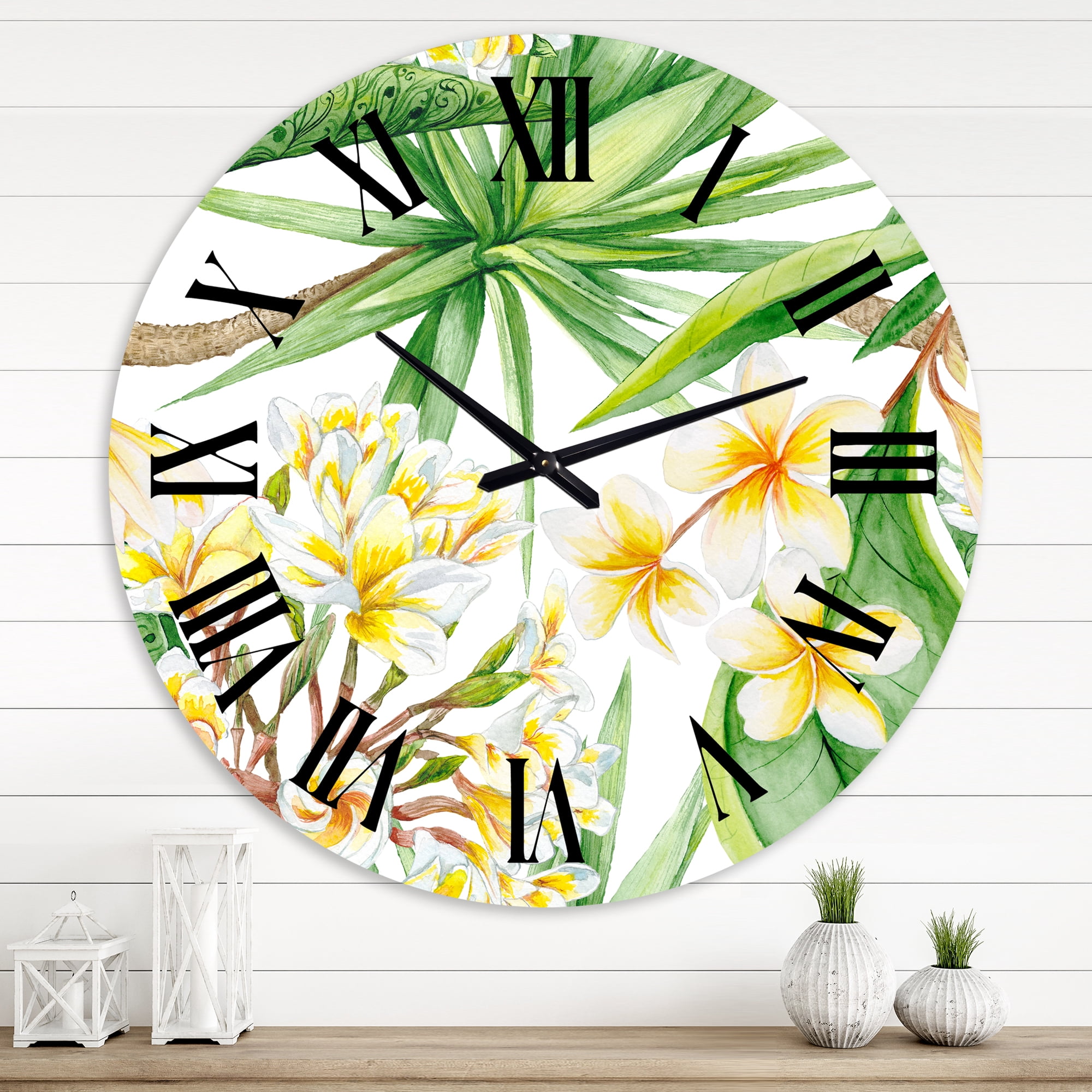 Designart 1 in Modern,Contemporary Wall Clock