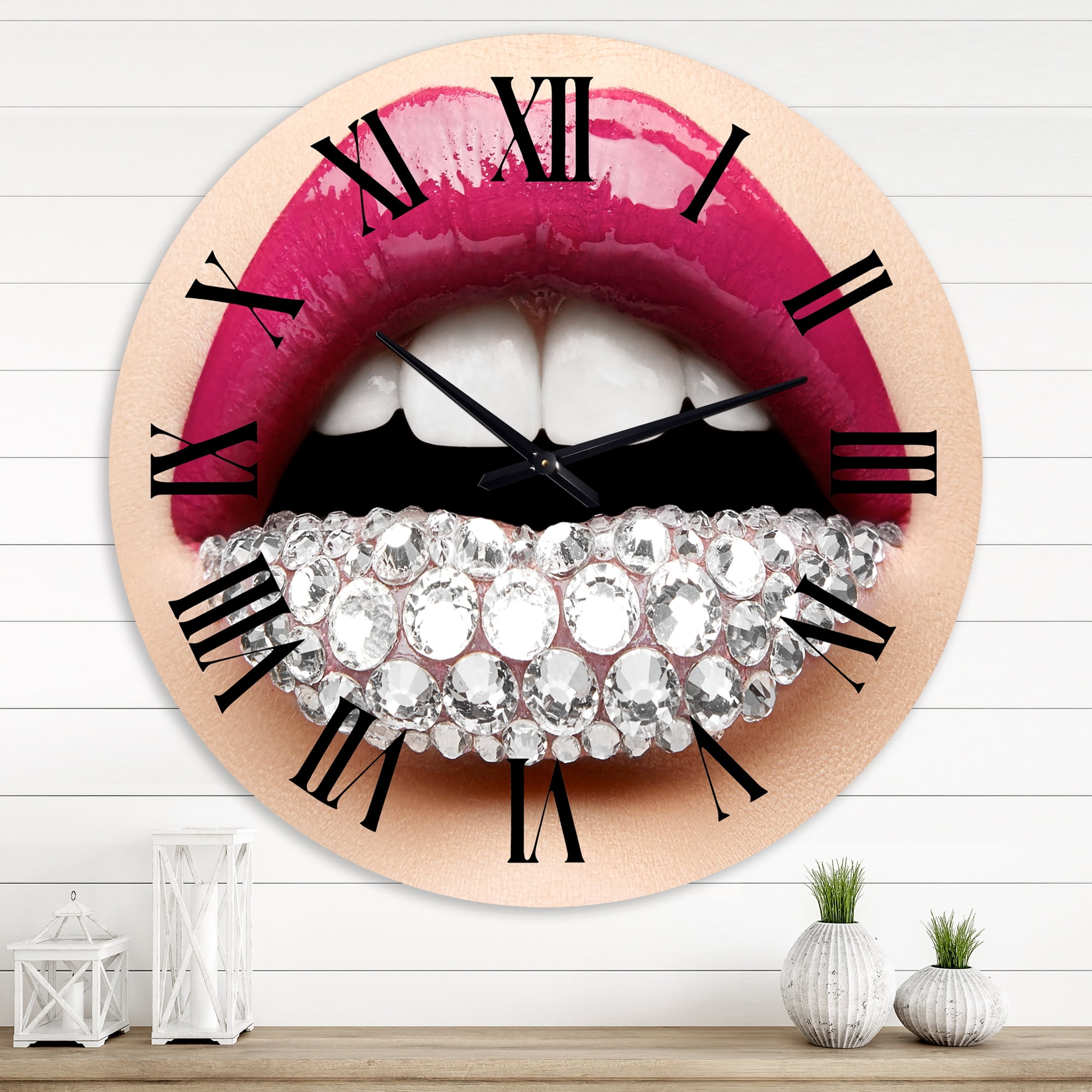 Designart 1 in Modern,Contemporary Wall Clock