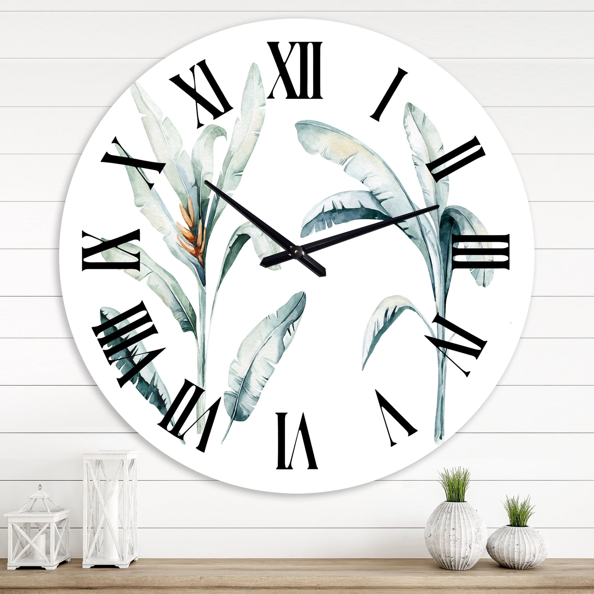 Designart 1 in Quartz Bohemian Wall Clock